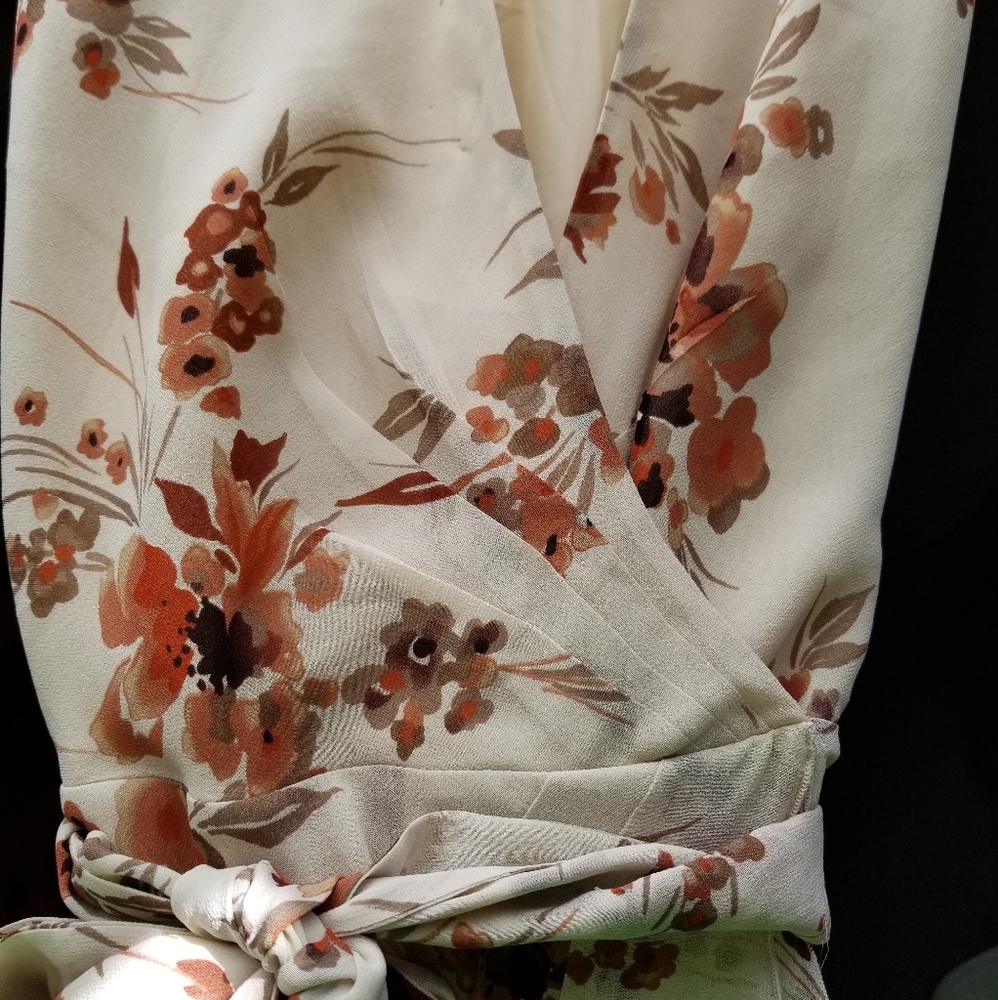 Long, flowy, Banana Republic dress